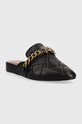 Kurt Geiger London Klapki skórzane Chelsea 5126400019.BLACK czarny AA00