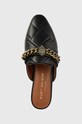 Kurt Geiger London Klapki skórzane Chelsea czarny 5126400019.BLACK