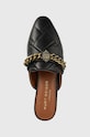 Kurt Geiger London Klapki skórzane Chelsea czarny 5126400019.BLACK