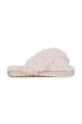 Вовняні тапочки Emu Australia Mayberry Curly рожевий W12766.ASH