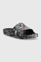 Tommy Sport klapki FC0FC00058 granatowy AW22