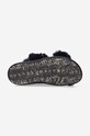Kožené šľapky Marni Fussbett Shoe FBMS014501.P5045.ZL866 čierna AW22