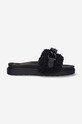 Inuikii klapki Chain tekstylny czarny 70104.2.BLACK
