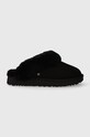 Замшеві тапочки UGG Classic Slipper II чорний 1130876.BLK
