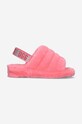 Vunene papuče UGG Fluff Yeah Bling roza 1116071.PJSM