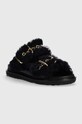Marni papucs Fussbett FBMS014501.P5045 fekete AW22