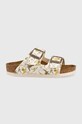 Birkenstock klapki dziecięce beżowy 1023358