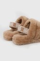 Lány UGG gyerek gyapjú papucs Fluff Yeah Slide 1098494K.CHE barna
