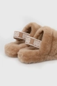 UGG kapcie wełniane dziecięce FLUFF YEAH SLIDE Cholewka: Wełna, Wnętrze: Wełna, Materiał tekstylny, Podeszwa: Materiał syntetyczny