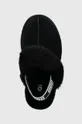 čierna Kožené papuče UGG Funkette