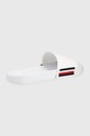 Încălțăminte Tommy Hilfiger papuci Corporate Knitted Beach FM0FM04062.YBR alb