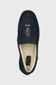 blu navy Polo Ralph Lauren pantofole Collins Bear