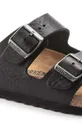 Birkenstock leather sliders Arizona Uppers: Natural leather Inside: Suede Outsole: Synthetic material