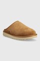 UGG kapcie zamszowe Classic Slip-On 1129290.CHE brązowy AA00