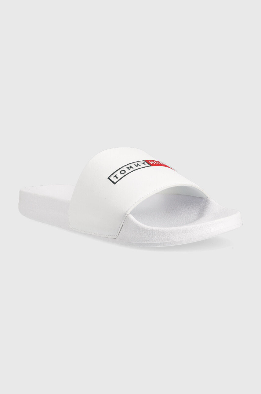Tommy Hilfiger papuci alb