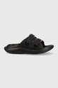 Hoka klapki Ora Luxe tekstylny czarny 1134150