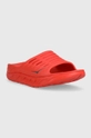 Hoka One One sliders Ora Recovery red