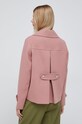 Tommy Hilfiger kurtka z domieszką wełny różowy WW0WW35074.9BYY