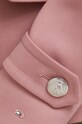 Tommy Hilfiger kurtka z domieszką wełny WW0WW35074.9BYY różowy