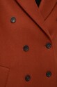 PS Paul Smith płaszcz wełniany W2R.127C.J21059 brązowy