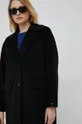 čierna Vlnený kabát Tommy Hilfiger