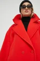 κόκκινο Μάλλινο παλτό HUGO
