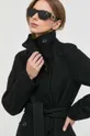 μαύρο Μάλλινο παλτό BOSS