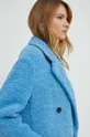 modrá Vlnený kabát BOSS