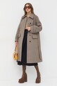 Пальто Victoria Beckham 1422WCT004234A бежевый AW22