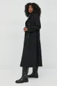 Μάλλινο παλτό Ivy Oak μαύρο