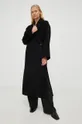 μαύρο Μάλλινο παλτό By Malene Birger