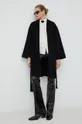 Μάλλινο παλτό By Malene Birger Trullas μαύρο