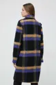 United Colors of Benetton kabát gyapjú keverékből  45% akril, 42% poliészter, 13% gyapjú