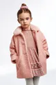 różowy Mayoral płaszcz dziecięcy Dziewczęcy