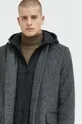 серый Пальто с примесью шерсти Tom Tailor