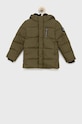 Παιδικό μπουφάν Calvin Klein Jeans άλλο πράσινο IB0IB01276.9BYY
