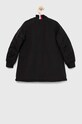 Παιδικό μπουφάν Tommy Hilfiger KB0KB07695.9BYY μαύρο AW22