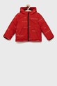 Dětská bunda Tommy Hilfiger s podšívkou červená KB0KB07745.9BYY