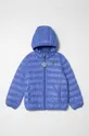 голубой Детская пуховая куртка EA7 Emporio Armani Для мальчиков