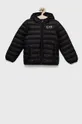 crna Dječja pernata jakna EA7 Emporio Armani Za dječake