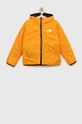 The North Face kurtka dwustronna dziecięca REVERSIBLE PERRITO JACKET pomarańczowy