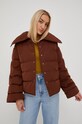Пухова куртка Noisy May коричневий 27021221.Cappuccino