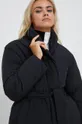 μαύρο Μπουφάν με επένδυση από πούπουλα Calvin Klein