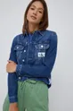 тёмно-синий Джинсовая куртка Calvin Klein Jeans Женский