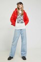 Bunda HUGO 50473676 červená AW23