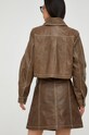 Gestuz geaca de piele maro 10906291