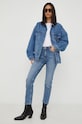 Levi's geacă din denim A3472.0003 albastru SS25