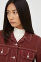 Levi's kurtka jeansowa bordowy A3482.0000