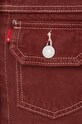 Levi's kurtka jeansowa A3482.0000 bordowy