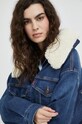 Levi's kurtka jeansowa z domieszką wełny granatowy A3486.0000
